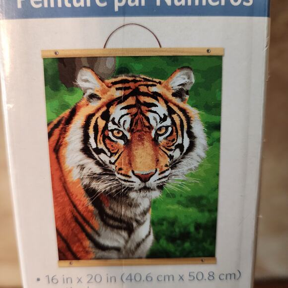Artist's Loft 16x20 Vertical Paint By Numbers Kit Bengal Tiger - Challenging - Picture 6 of 7